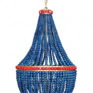 Red, White and Blue Chandeliers