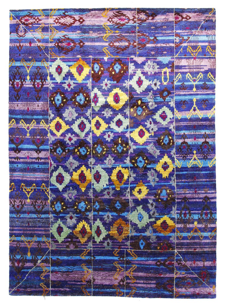 31692,  Sari Silk Fiji Blue 8.9 x 12.3