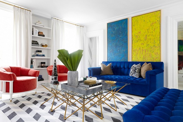 Home Tour: Inside a Glamorous and Bold New York Townhouse - The English ...