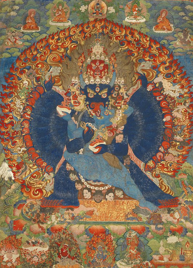 Thangka_Depicting_Vajrabhairava, _ca._1740, _Sotheby's