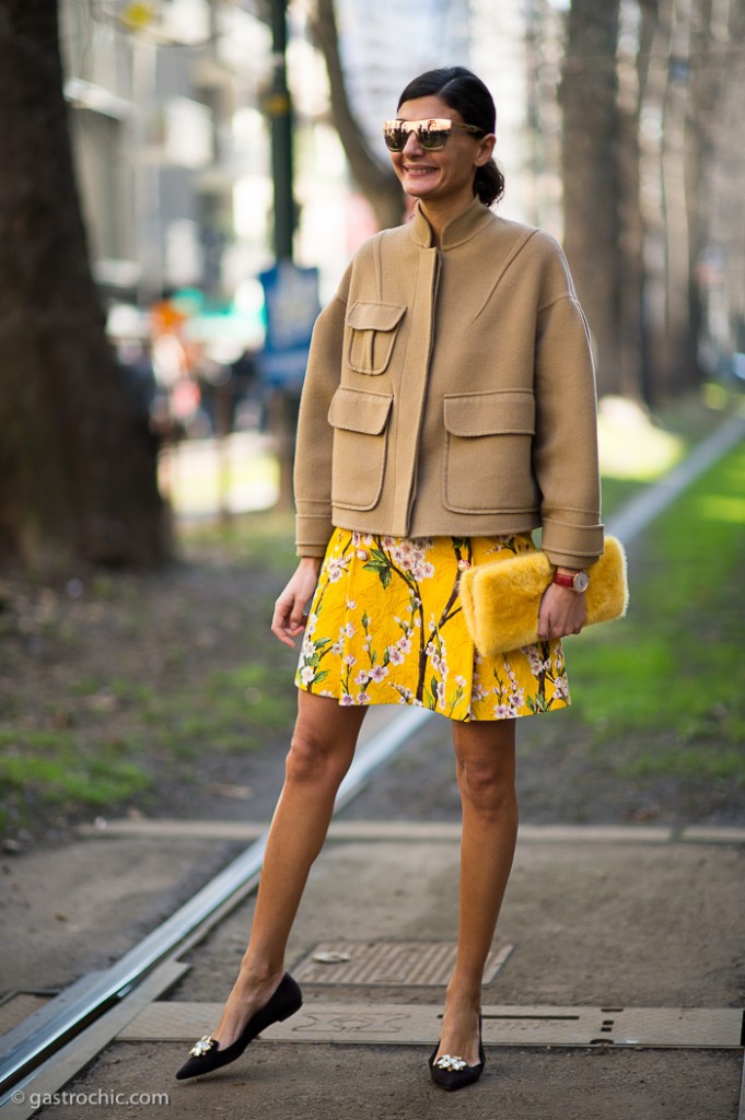 Giovanna Battaglia at Dolce & Gabbana FW2014