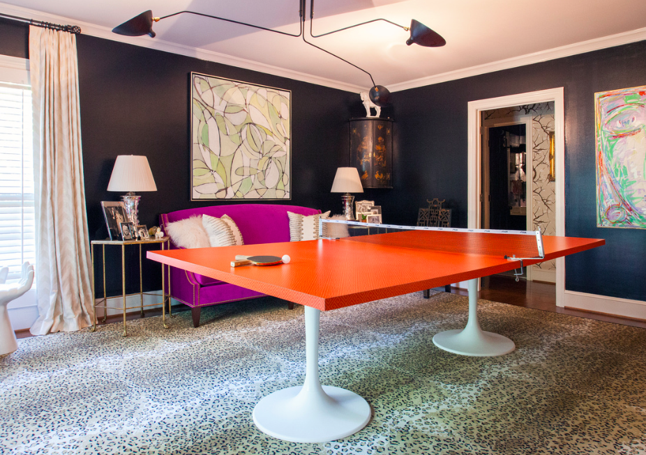 One Room Challenge Spring 2015: The Ping Pong Emporium Reveal / The English Room 