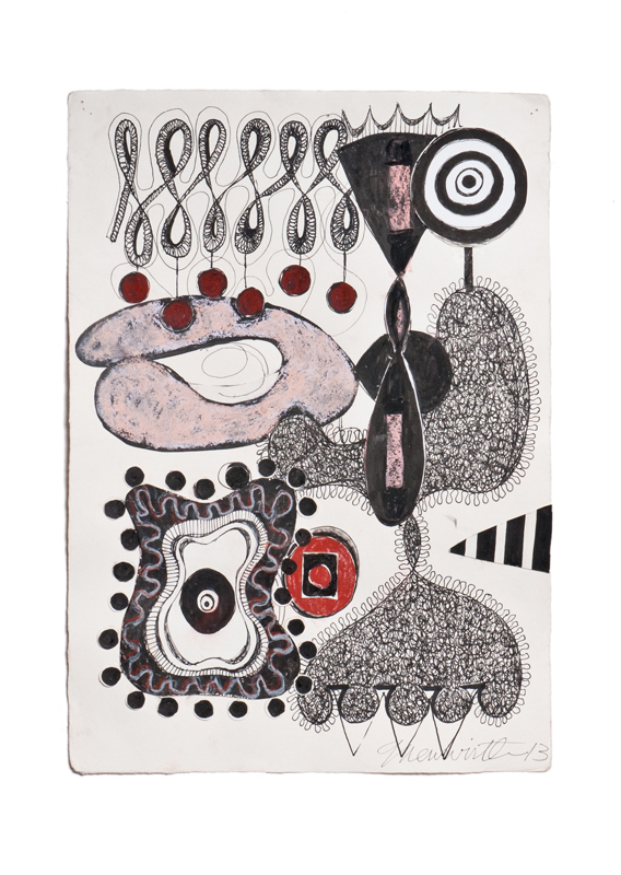 Geraldine_Neuwirth_Ink_Drawing_Series_15_Mixed_Media_With_Collage_On_Paper_18x13_2014