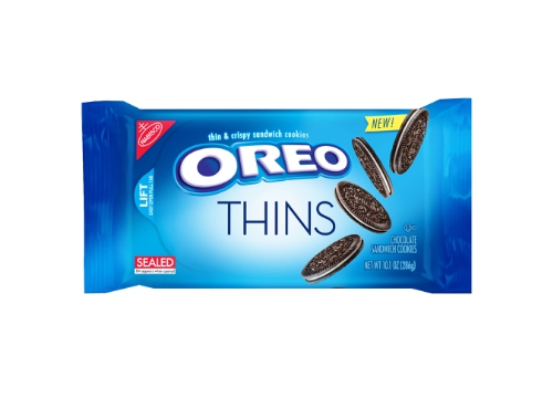 This July OREO is launching OREO Thins,  a crisp,  delicate take on the cookie you know and love. (PRNewsFoto/Mondelez International)