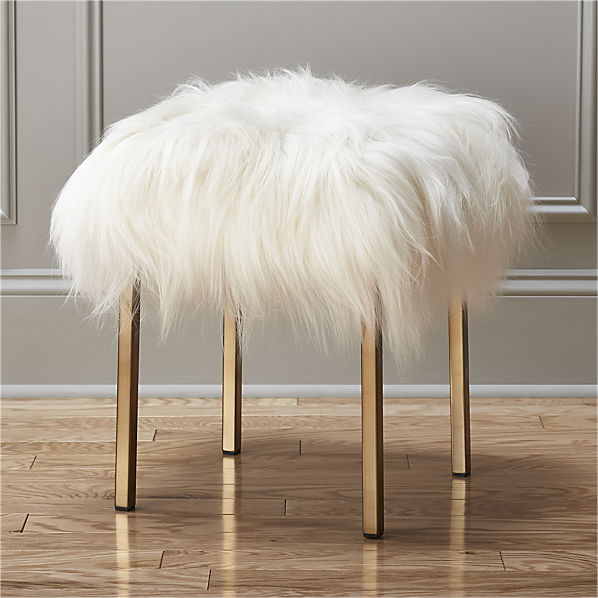 sheepskin-stool