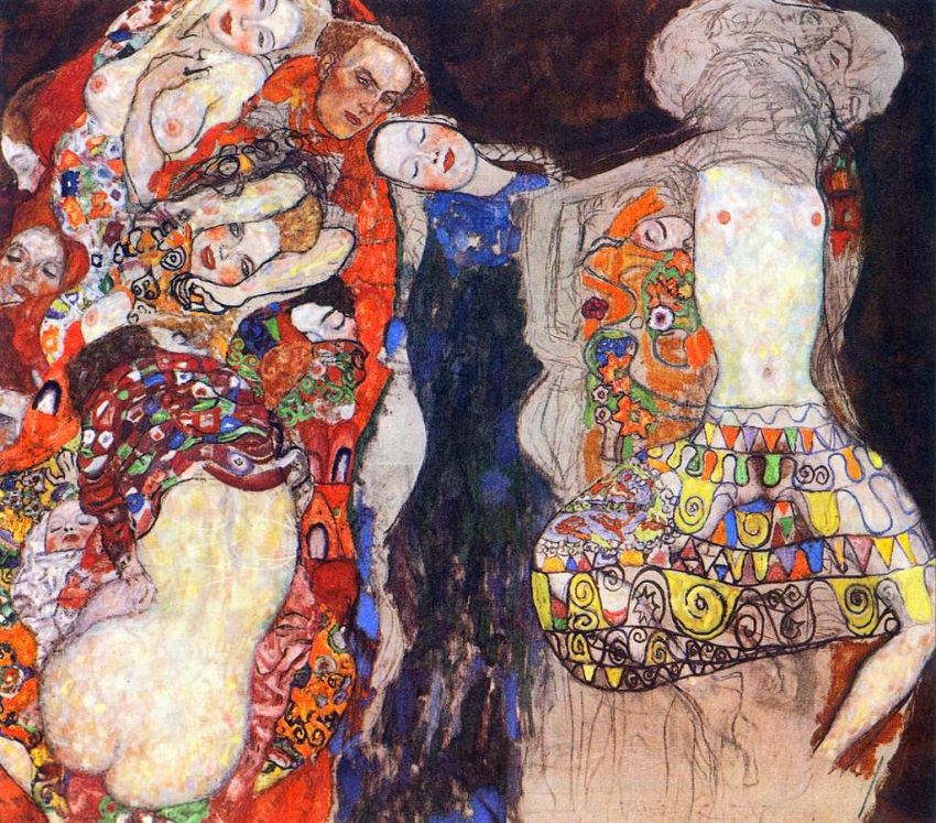 adorn the bride with veil and wreath by Klimt.jpg