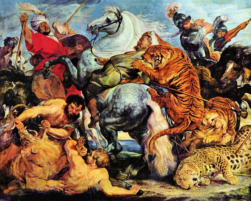Peter-Paul-Rubens-Lion-and-Tiger-hunting 2