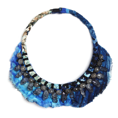 n51-04_dylan_blue_hand_beaded_printed_chiffon_neckpiece_with_stones_and_organic_pearls