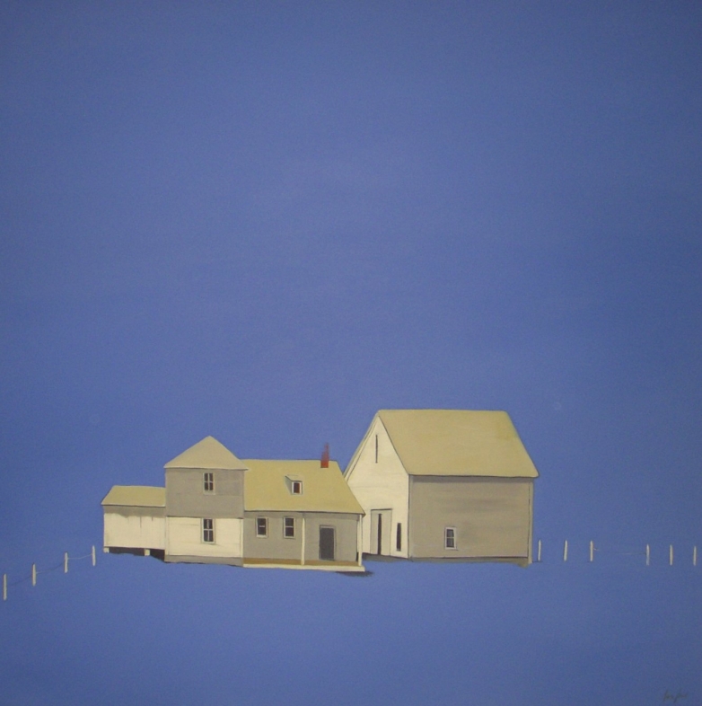 old Dairy Farm 50" x 50" oil on canvas