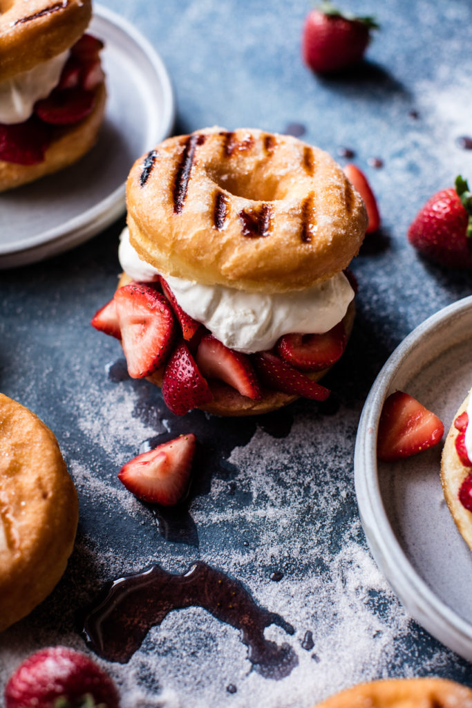 Strawberry-Shortcake-Grilled-Doughnuts-1