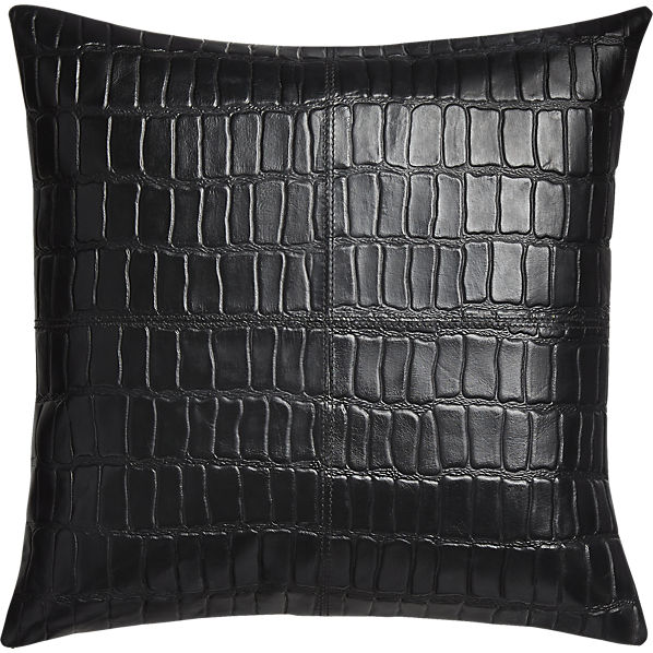 black-leather-croco-16-pillow