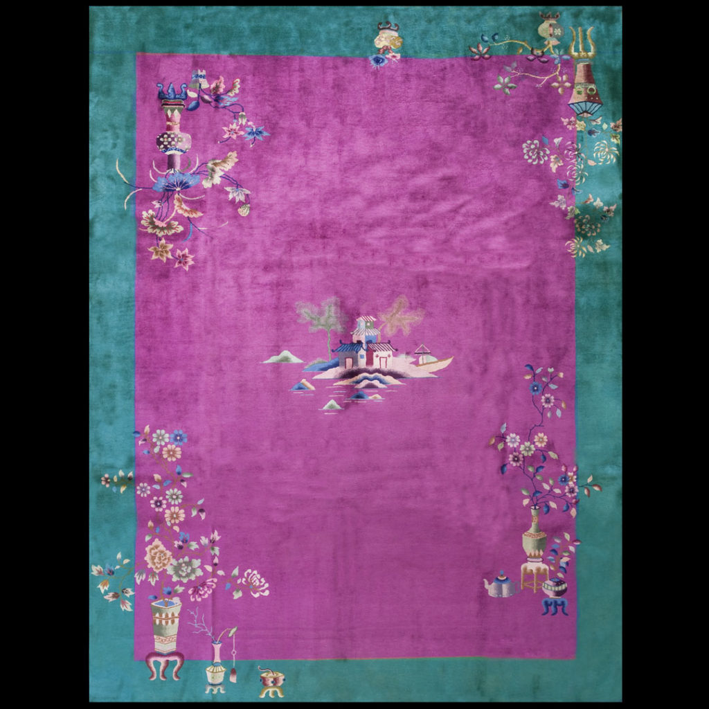 Chinese - Art Deco Rugs_Chinese_Fuschia_China_19347